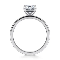 Online Gabriel & Co. Paula - 14K White Gold Emerald Cut Diamond Diamond Engagement Ring