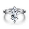Discount Gabriel & Co. Paula - 14K White Gold Marquise Shape Diamond Engagement Ring