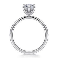 Clearance Gabriel & Co. Paula - 14K White Gold Marquise Shape Diamond Engagement Ring