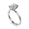 Outlet Gabriel & Co. Paula - 14K White Gold Oval Diamond Engagement Ring