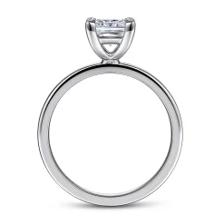 Sale Gabriel & Co. Paula - 14K White Gold Princess Cut Diamond Engagement Ring