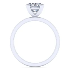 Discount Gabriel & Co. Paula - 14K White Gold Princess Cut Diamond Engagement Ring