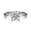 Outlet Gabriel & Co. Paula - 14K White Gold Round Diamond Engagement Ring