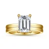 Sale Gabriel & Co. Paula - 14K Yellow Gold Emerald Cut Diamond Engagement Ring