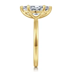 Sale Gabriel & Co. Paula - 14K Yellow Gold Marquise Shape Diamond Engagement Ring