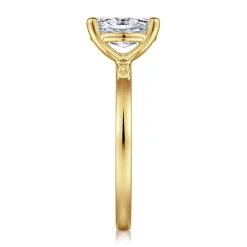 Hot Gabriel & Co. Paula - 14K Yellow Gold Oval Diamond Engagement Ring