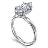 Outlet Gabriel & Co. Peace - 14K White Gold Marquise Shape Diamond Engagement Ring