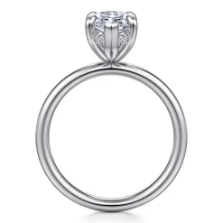 Outlet Gabriel & Co. Peace - 14K White Gold Marquise Shape Diamond Engagement Ring