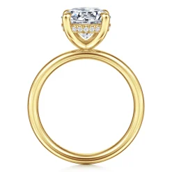 Online Gabriel & Co. Peace - 14K Yellow Gold Round Diamond Engagement Ring