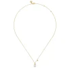 New Gabriel & Co. Pendant Necklace Drop 14K Yellow Gold Pearl