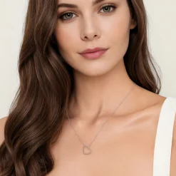 New Gabriel & Co. Pendant Necklace Heart 925 Sterling Silver Bujukan