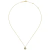 Best Gabriel & Co. Pendant Necklace 14K Yellow Gold Diamond 0.25ct