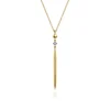 New Gabriel & Co. Pendant Necklace 14K Yellow Gold Diamond Drop 0.03ct