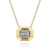 Clearance Gabriel & Co. Pendant Necklace 14K Yellow Gold Diamond 0.3ct