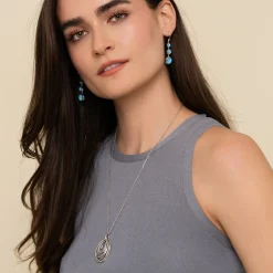 Online Gabriel & Co. Pendant Necklace Teardrop 925 Sterling Silver