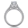 Discount Gabriel & Co. Piper - 14K White Gold Oval Diamond Engagement Ring