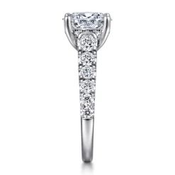 Discount Gabriel & Co. Piper - 14K White Gold Oval Diamond Engagement Ring