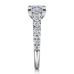Online Gabriel & Co. Piper - 14K White Gold Princess Cut Diamond Engagement Ring