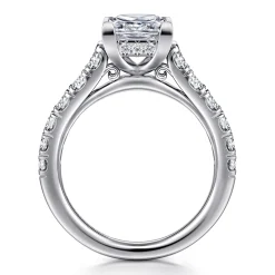 Online Gabriel & Co. Piper - 14K White Gold Princess Cut Diamond Engagement Ring