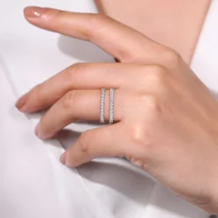 Discount Gabriel & Co. Platinum Diamond Ring Enhancer - 0.5 ct