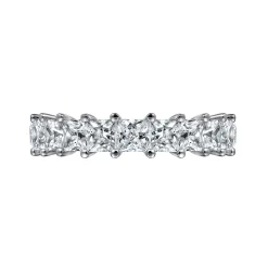 Discount Gabriel & Co. Puglia - 14K White Gold Princess Cut Diamond Anniversary Band - 2.5 ct