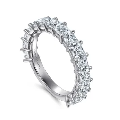 Discount Gabriel & Co. Puglia - 14K White Gold Princess Cut Diamond Anniversary Band - 2.5 ct