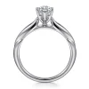 Sale Gabriel & Co. Quinn - 14K White Gold Marquise Shape Diamond Channel Set Engagement Ring