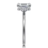 Discount Gabriel & Co. Rainah - 14K White Gold Emerald Cut Diamond Engagement Ring