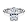 Online Gabriel & Co. Rainah - 14K White Gold Oval Diamond Engagement Ring