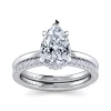 Hot Gabriel & Co. Rainah - 14K White Gold Pear Shape Diamond Engagement Ring