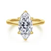 Clearance Gabriel & Co. Rainah - 14K Yellow Gold Marquise Shape Diamond Engagement Ring