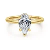 Outlet Gabriel & Co. Rainah - 14K Yellow Gold Pear Shape Diamond Engagement Ring