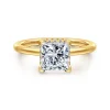Hot Gabriel & Co. Rainah - 18K Yellow Gold Princess Diamond Engagement Ring