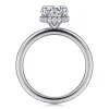 Online Gabriel & Co. Rainah - Platinum Round Diamond Engagement Ring