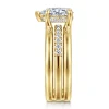 Outlet Gabriel & Co. Reeba - 14K Yellow Gold Pear Shape Diamond Engagement Ring