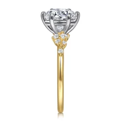 Online Gabriel & Co. Reena - 14K White and Yellow Gold 6 Prong Diamond Engagement Ring