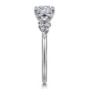 Clearance Gabriel & Co. Reena - 18K White Gold Cushion Cut Diamond Engagement Ring