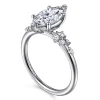 Discount Gabriel & Co. Reena - 14K White Gold Marquise Shape Diamond Engagement Ring