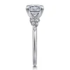 Discount Gabriel & Co. Reena - 14K White Gold Princess Cut Diamond Engagement Ring