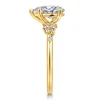 Clearance Gabriel & Co. Reena - 18K Yellow Gold Pear Shape Diamond Engagement Ring