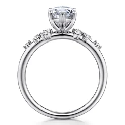 Hot Gabriel & Co. Reena - Platinum Marquise Shape Diamond Engagement Ring