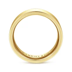 Outlet Gabriel & Co. Reigne - 14K Yellow Gold 6mm High Polished Cigar Band