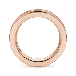 Clearance Gabriel & Co. Remie - 14K Rose Gold Channel Set Diamond Eternity Band - 2 ct