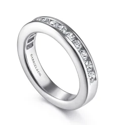 Online Gabriel & Co. Remie - 14K White Gold Channel Set Diamond Anniversary Band - 0.73 ct