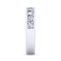 Outlet Gabriel & Co. Remie - 14K White Gold Channel Set Diamond Anniversary Band - 1 ct