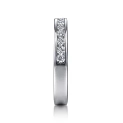 Online Gabriel & Co. Remie - 14K White Gold Channel Set Diamond Anniversary Band - 0.5 ct