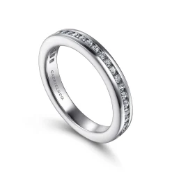 Online Gabriel & Co. Remie - 14K White Gold Channel Set Diamond Anniversary Band - 0.4 ct