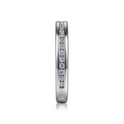 Online Gabriel & Co. Remie - 14K White Gold Channel Set Diamond Anniversary Band - 0.4 ct