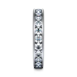 New Gabriel & Co. Remie - 14K White Gold Channel Set Diamond Eternity Band - 1.6 ct