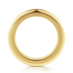 New Gabriel & Co. Remie - 14K Yellow Gold Channel Set Diamond Anniversary Band - 1.1 ct